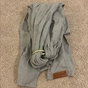 WildBird Charcoal Ring Sling Carrier